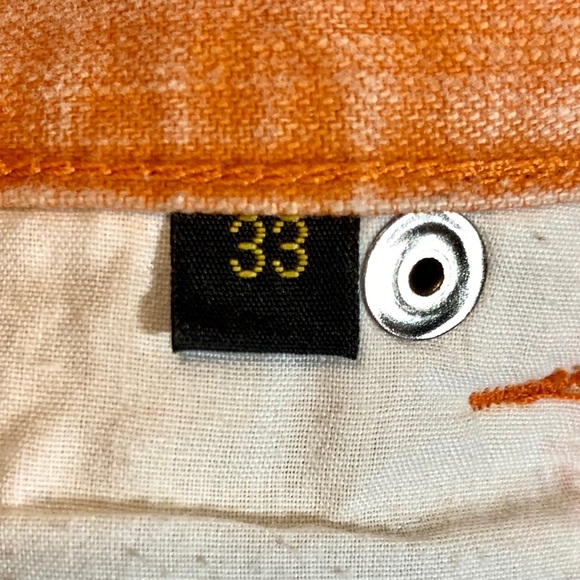 Harley Davidson Women's Orange Denim 12 - Picture 7 of 7